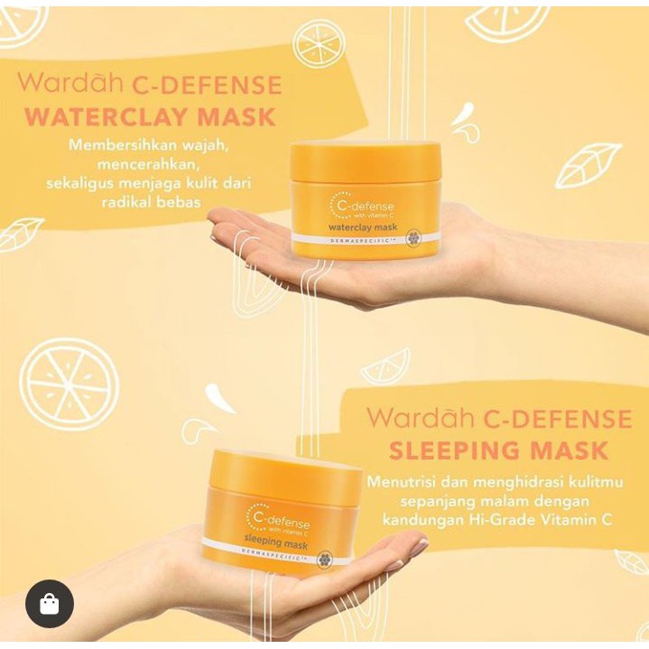 Wardah Sleeping Mask 30g / Gel dengan HiGrade Vitamin C