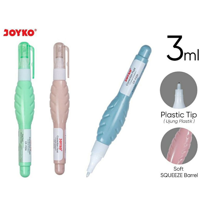 

Tipex Joyko Correction Fluid CF P236 Pastel