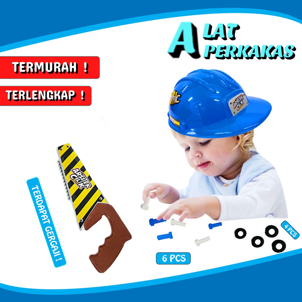 Mainan Anak Alat Perkakas/ Mainan Tool Set Arsitek Cilik 660 KGY