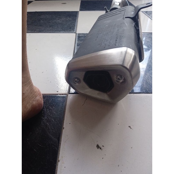 Knalpot standar ninja 250 original mulus
