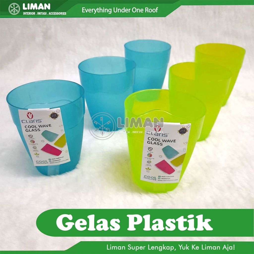 Gelas Plastik Claris Gelas 2215-3