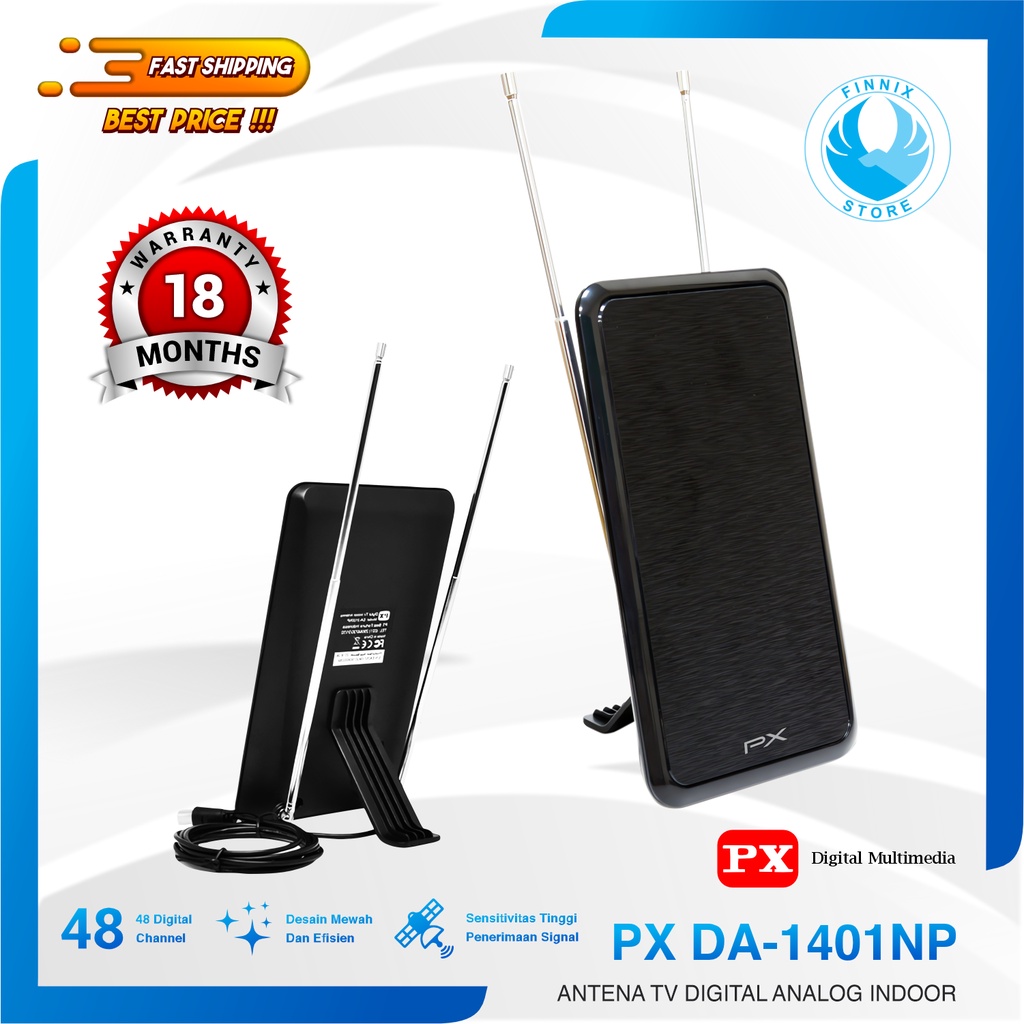 PX DA-1401NP Antena TV Digital Indoor DVB-T2