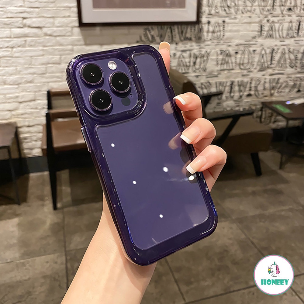 Soft Case TPU Transparan Shockproof Untuk IPhone 14 13 12 11 Pro Max X Xs Max XR 8 7 Plus