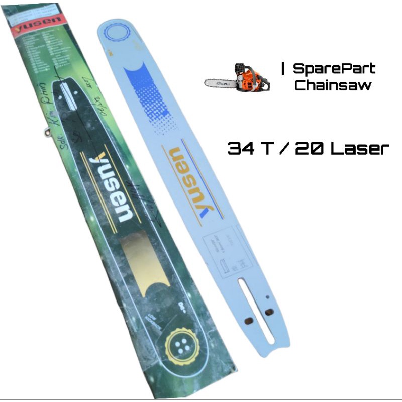 Bar Chainsaw Senso kecil Yusen 34T