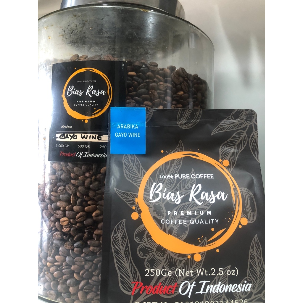 

Kopi Arabika Gayo Wine 250g & 500g