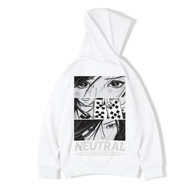 Sweater Hoodie NEUTRAL Jumper Pria Wanita Bahan Fleece Tebal Ukuran S M L XL XXL XXXL