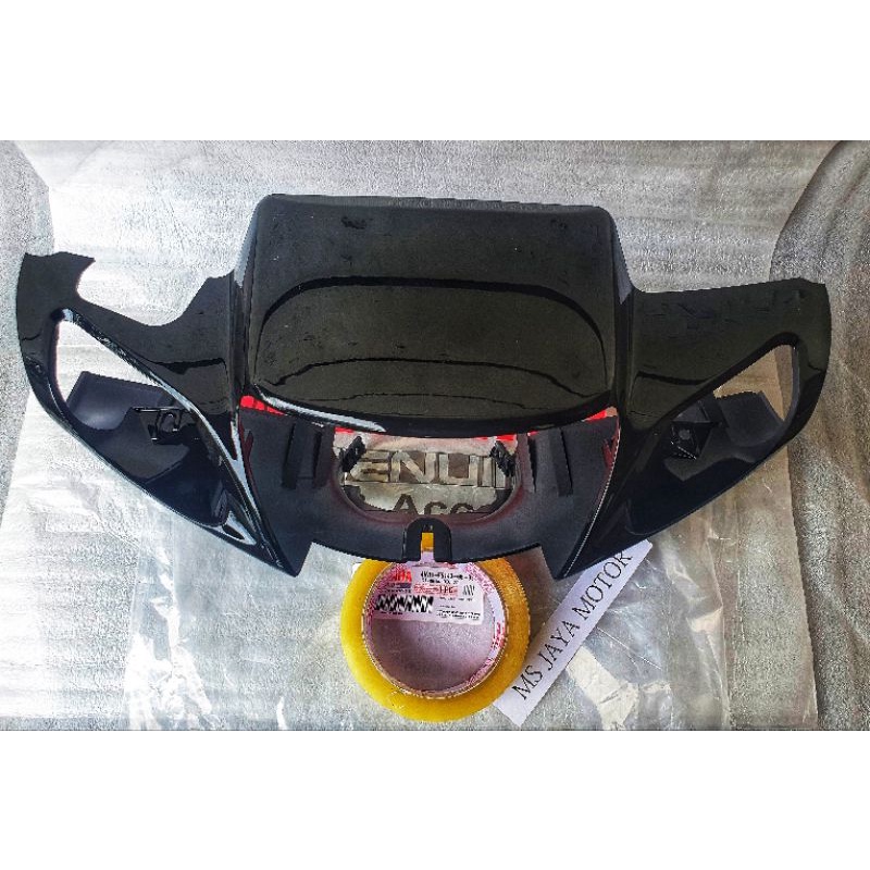 COVER KOVER BATOK KEDOK TOTOK HEADLAMP LAMPU DEPAN YAMAHA F1ZR F1Z R FIZ R FIZR HITAM SPORTY KOPLING