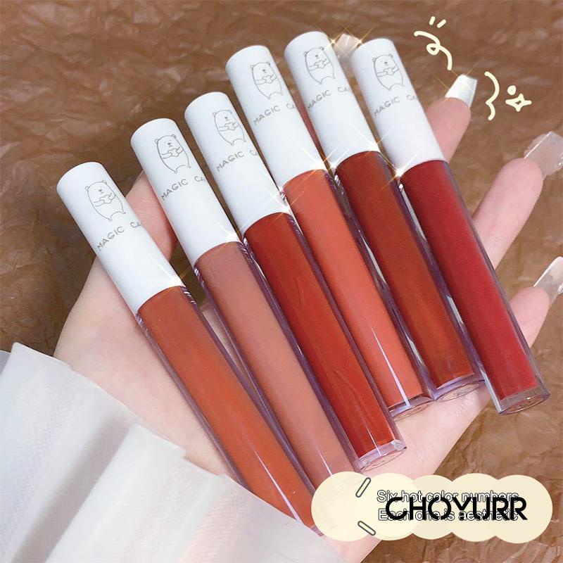 【COD】6-in-1 Set Matte Lip Gloss Tahan Lama Lip Cream Matte Lembut Soft Mist Korean Original Import Murah-CH