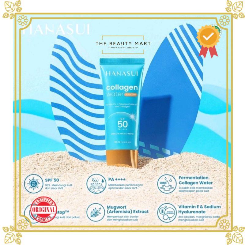 Hanasui collagen water sunscreen spf 50pa++++ | Spf 30 PA+++ | Hanasui Sunscreen