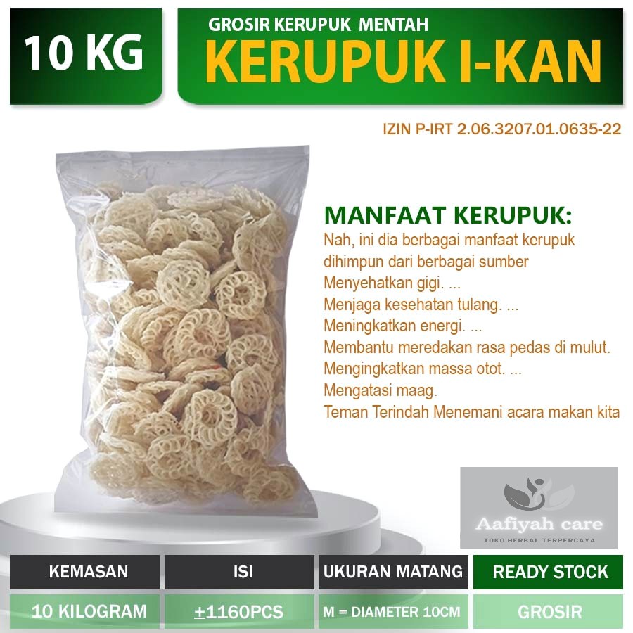 

KERUPUK IKAN MENTAH ENAG GURIH RENYAH 10KG