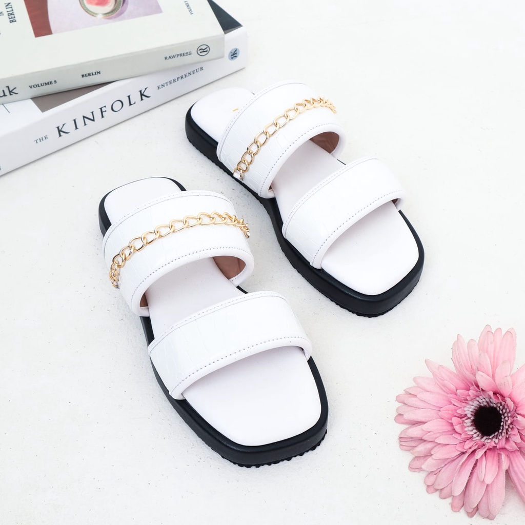 nacodri TRISHA Sandal Wanita Platform Sandal Croco