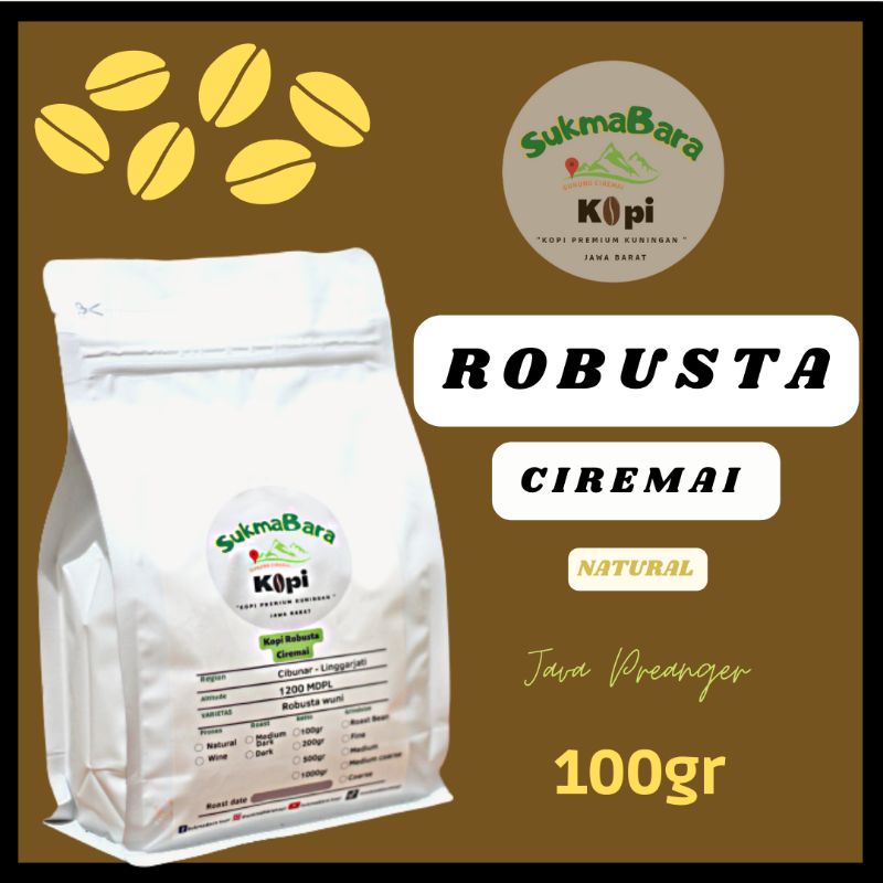 

Biji Kopi Ciremai - Spesialty Coffe Java Preanger Kuningan Jabar - Kopi Asli Premium Grade 1 - Kopi Tubruk 100gr