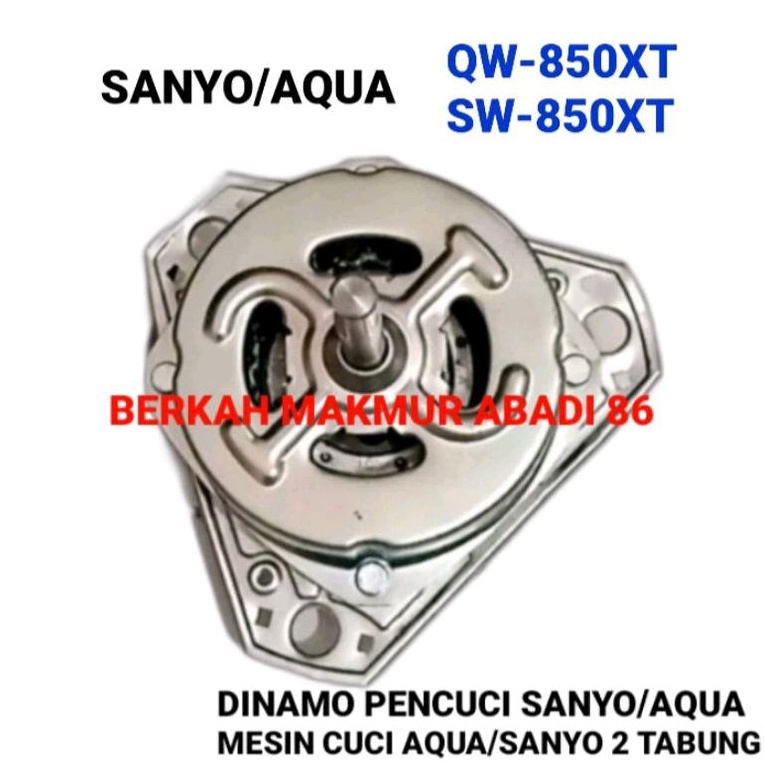 Dinamo Pencuci Mesin Cuci Sanyo / Aqua SW-850XT QW-850XT Mesin Dinamo Wash / Penggilas