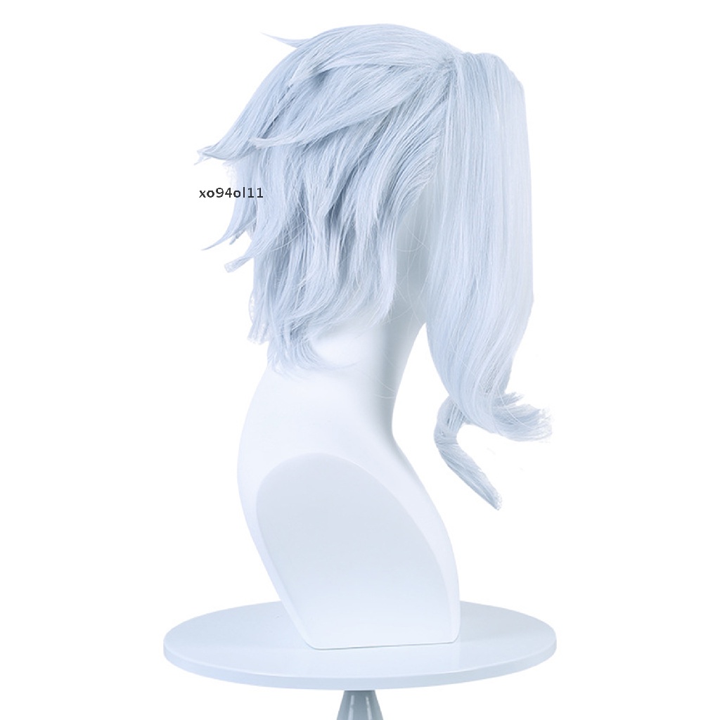 Xo Genshin Impact cosplay Wig Fatui IL Dottore Wig Game anime Bertema masquerade Wig Rambut Karakter Yang Sangat Dikembalikan OL