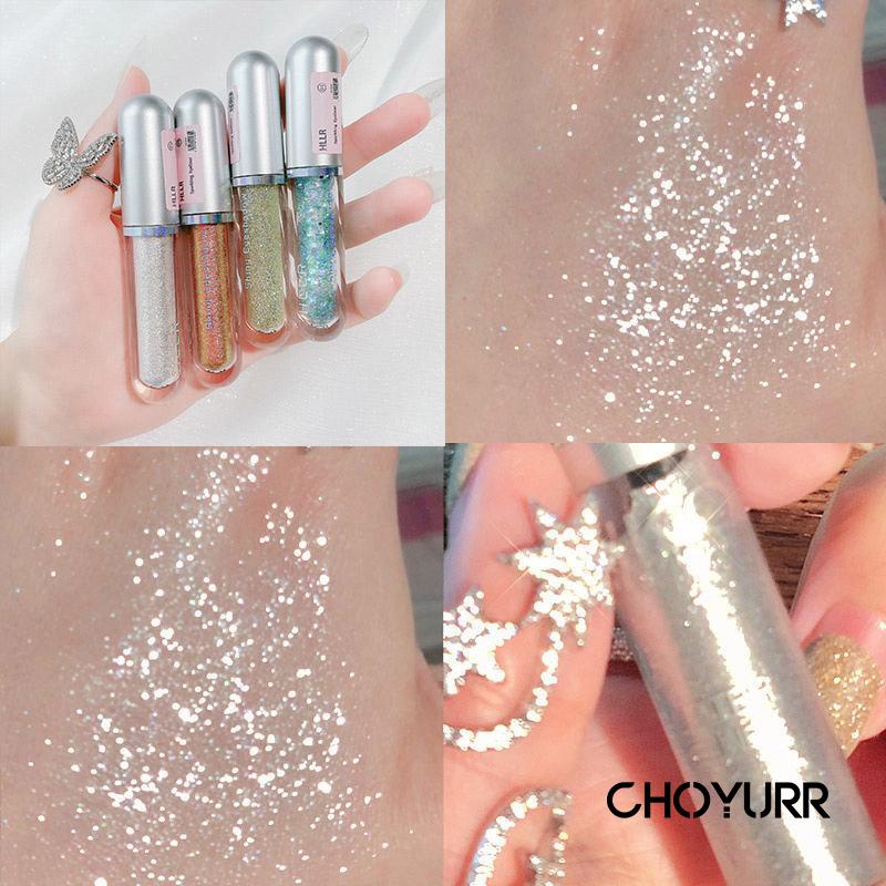 【COD】Eye Shadow Liquid Glitter Liquid Round Tube Pearlescent Brightening Monochrome Eye Shadow Eyeshadow Shimmer Eye Makeup-CH