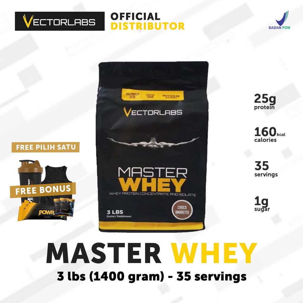 MASTER WHEY 3 LBS VECTORLABS 3LBS PROTEIN ISOLATE CONCENTRATE 3LB 3 LB VECTOR LABS MASTERWHEY not gold impact