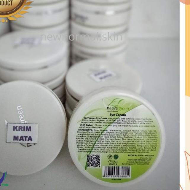 Promo ✔️ COD-NAAVAGREEN EYE CREAM-KRIM MATA PANDA-KRIM LINGKAR MATA NAAVAGREEN SKINCARE