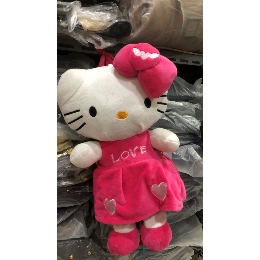 NEW ARRIVAL Tas Ransel Boneka bulu hello kitty