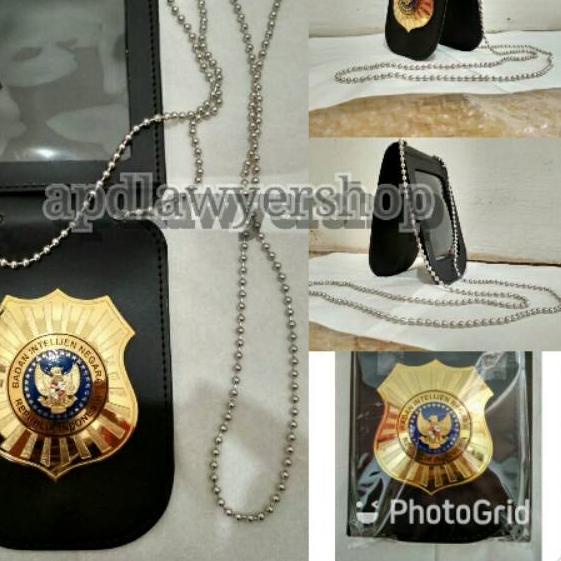 

시 Name tag id card holder dompet kalung lencana BIN Berkualitas Baru