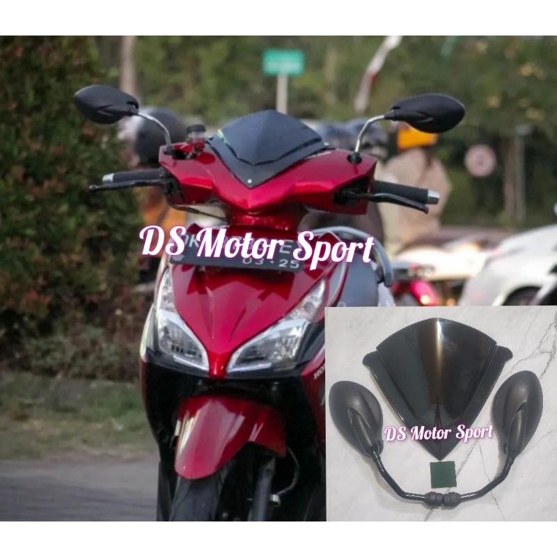 SPION VARIO 110 FI LED MODEL TERBARU PLUS VISOR VARIO 110 FI LED
