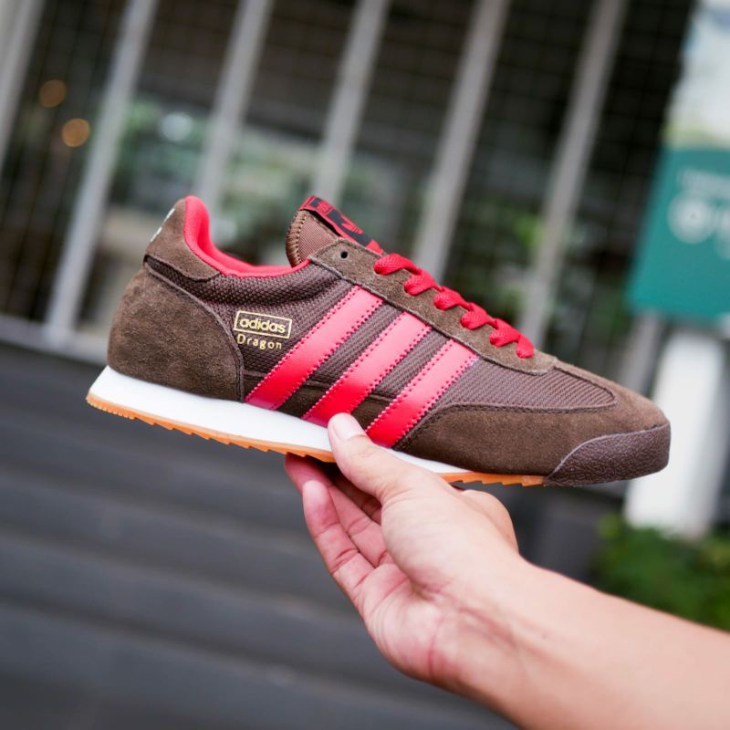 ADIDAS DRAGON BROWN RED ORIGINAL SNEAKERS PRIA