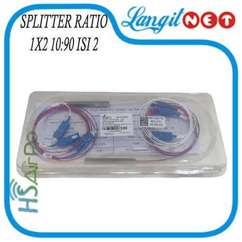 MINI PLC SPLITTER RATIO 1x2 PLC SPLITTER 10 90 ISI 2