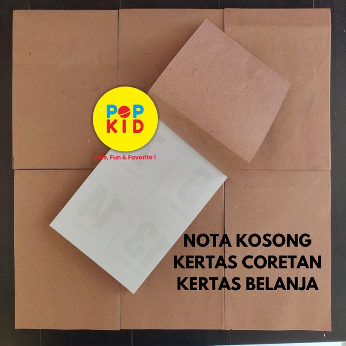 PROMO KERTAS BELANJA / NOTA KOSONGAN / KERTAS CORET-CORET / KERTAS MEMO UKURAN 15 X 10 CM