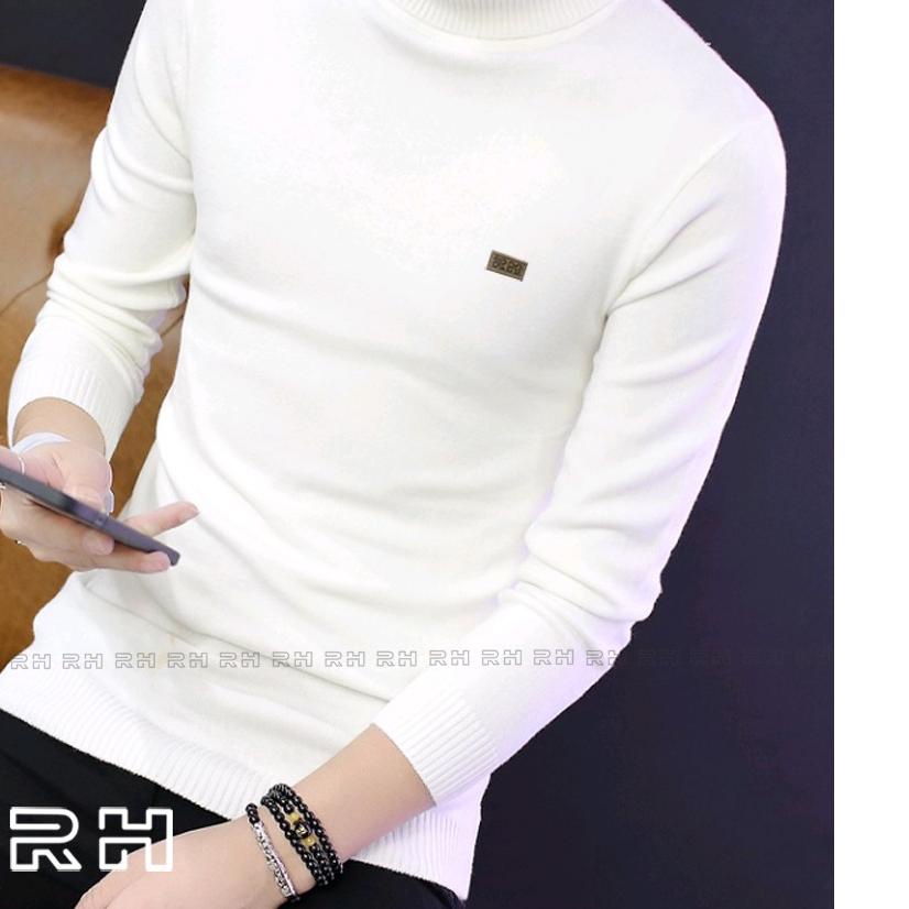 ✨Terbaru✨ Baju rajut kerah tinggi/sweater rajut turtleneck pria/switer turtle neck/switer kerah ting