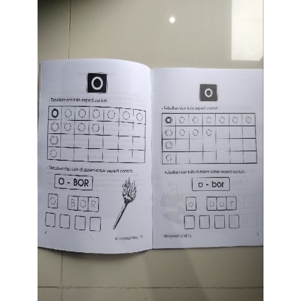 buku mulai mengenal huruf besar kecil 1a dan 1b