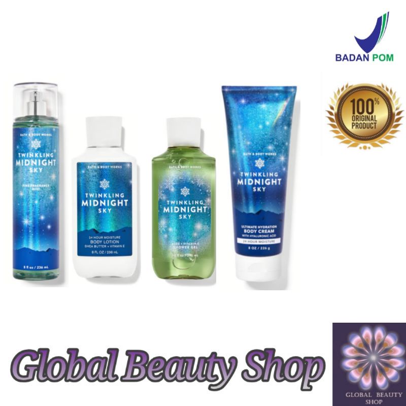 Twinkling Midnight Sky (Fragrance Mist - Body Lotion - Shower Gel) BBW