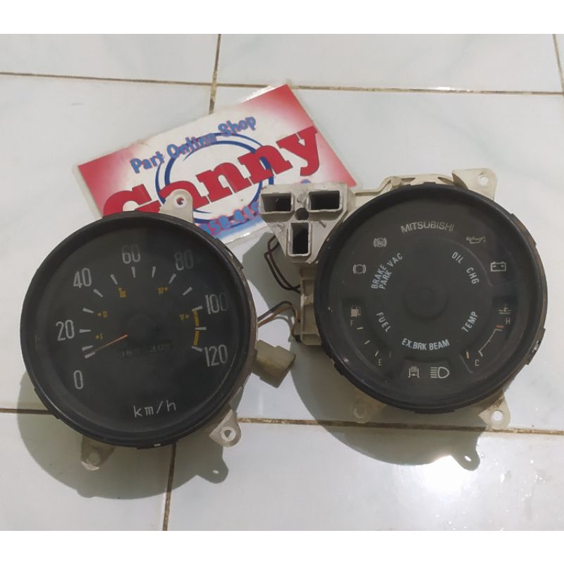 Spidometer kecepatan dan amper solar mobil colt diesel PS100.ps120 original bekas