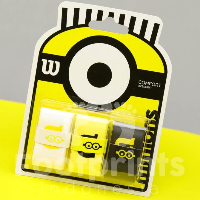 Wilson Minions Pro Comfort Overgrip Tennis Grip Raket Tenis Original