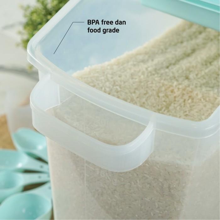 Tempat Beras 20Kg Rice Box Technoplast Tempat Penyimpanan Beras