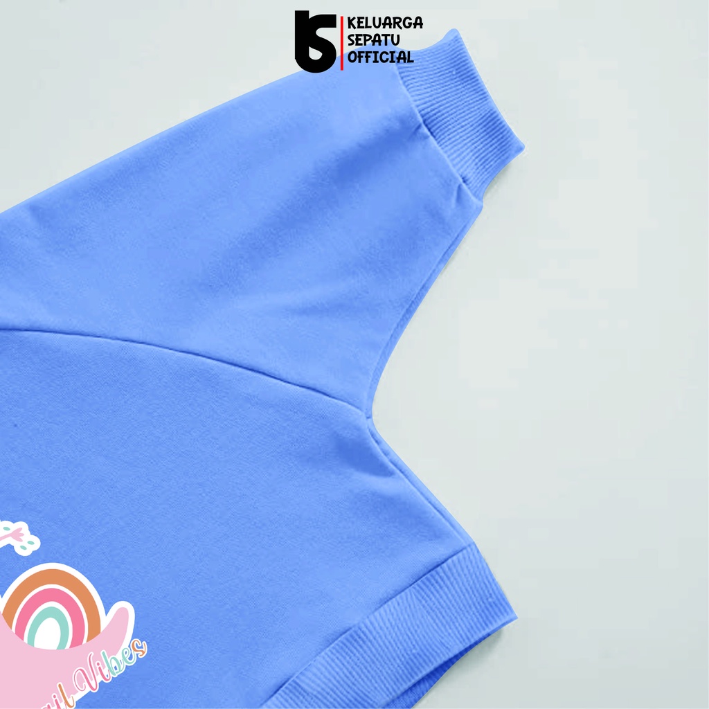 Sweater anak lucu sweater raglan anak sweater motif sablon snail karakter murah original sweater anak cewe cowo