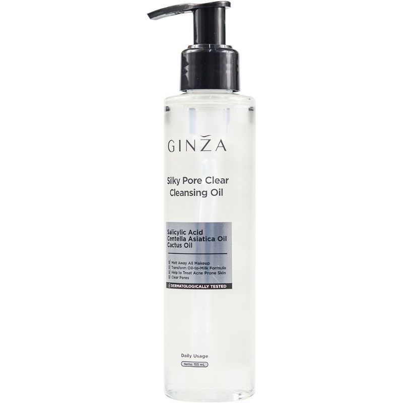 Ginza Silky Pore Clear Cleansing Oil 155ml