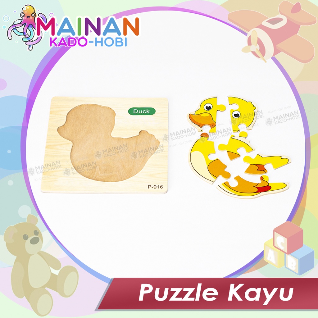 PREMIUM TOYS WOODEN PUZZLE ANAK SUSUN PUZEL KAYU 1 2 3 4 5 TAHUN