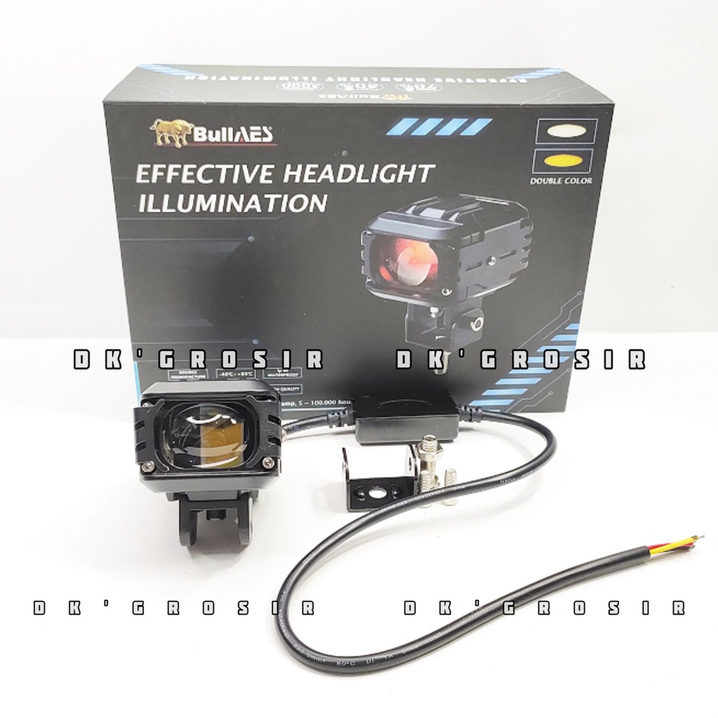 Laser AES P69 - Lampu Tembak sorot Led Laser Devil Eye Sorot hi loo beam - 4 Mode SUPER TERANG