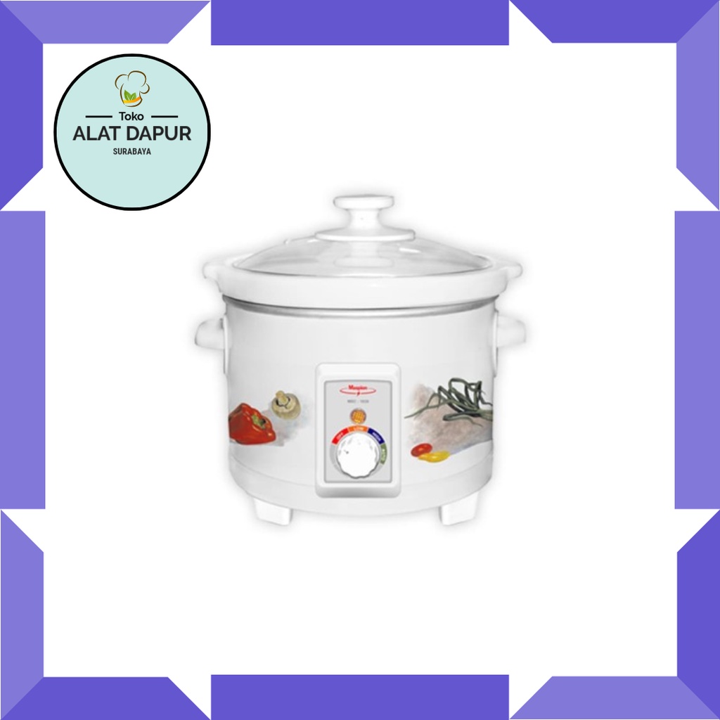 Slow Cooker Maspion 2 Liter  MSC 1820 / MSC1820 Pemasak Lambat 2L
