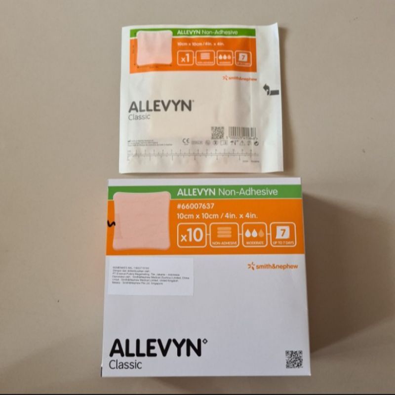 Allevyn Non Adhesive 10x10 Pembalut Luka Diabetes Pembalut Luka Bernanah Allevyn