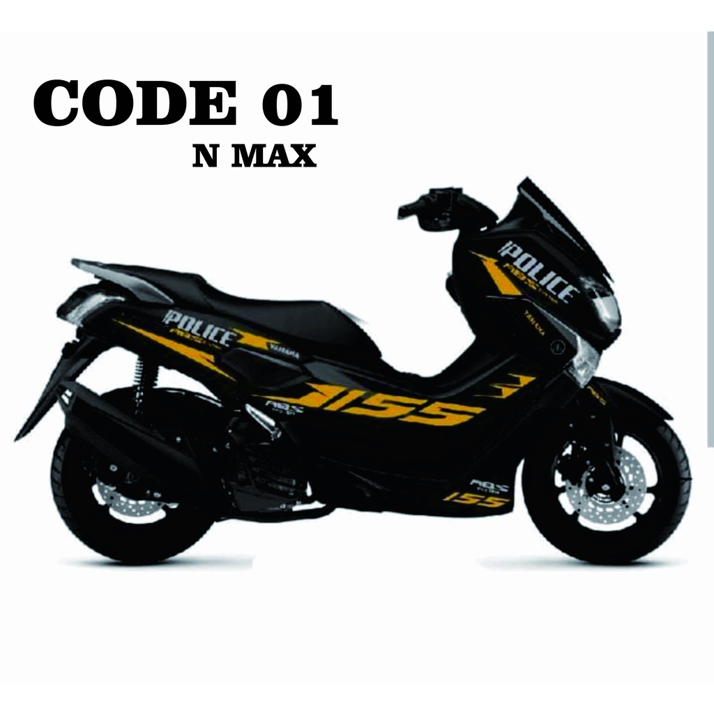 AKSESORIS YAMAHA N MAX, Stiker Cuting Striping List Body VARIASI MOTOR YAMAHA Nmax lama  #01