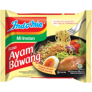 

Indomie Mie Instant Ayam Bawang Pack 69g Carton isi 40