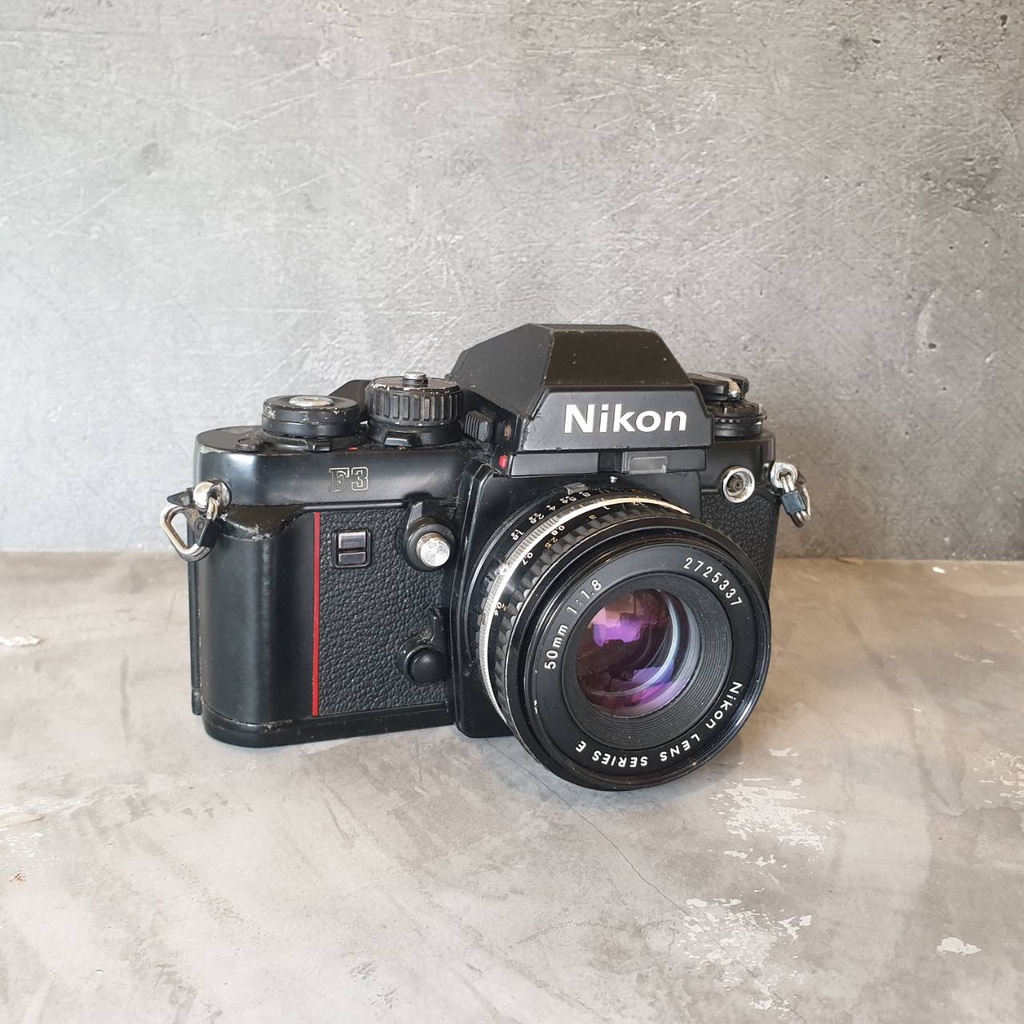 Jual NIKON F3 +LENSA NIKON 50MM F 1.8 AIS LIKE NEW !! KAMERA FILM ...