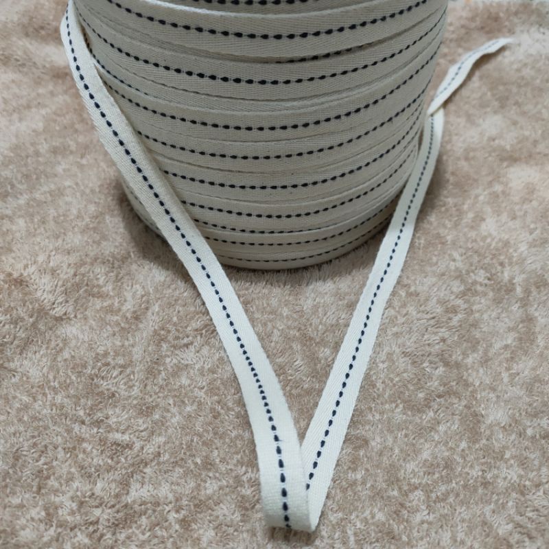 

Twill tape/pita katun 10mm/1cm.(jual meteran)