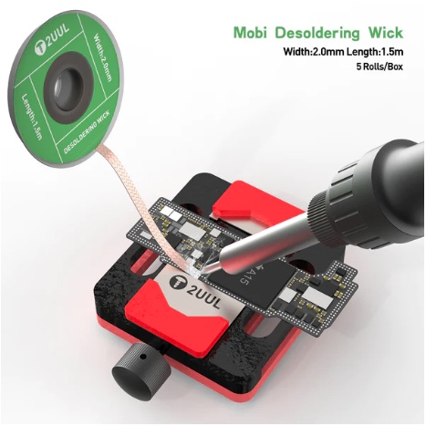 Solder Wick 2UUL DW01 Mobi Desoldering Wick 2015 5Rolls/Box