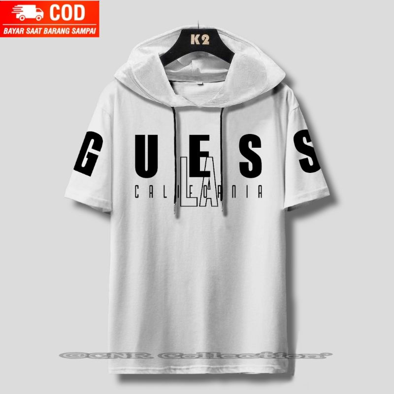 HOODIE KUPLUK GUESS DISTRO WANITA TERBARU UKURAN JUMBO XXL / BAJU HOODIE BERKERUDUNG WANITA DAN CATT