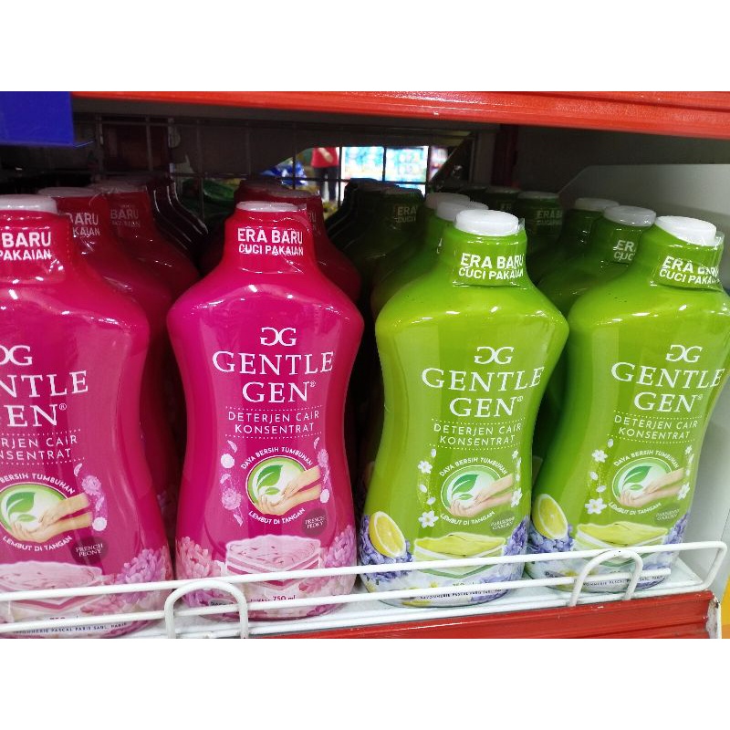 GENTLE GEN BOTOL DETERGENT TUMBUHAN WANGI &amp; LEMBUT 750 ML
