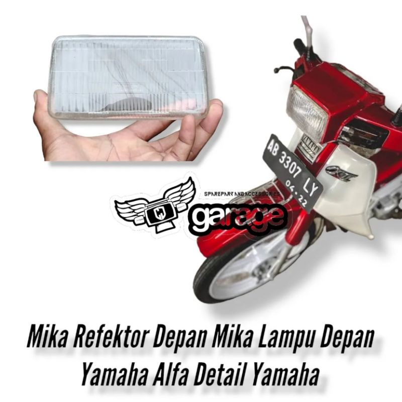 Mika Refektor Depan Alfa Mika lampu depan Yamaha Alfa