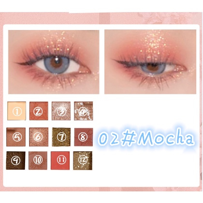 【COD】Better Than Palette 12 Shades Eyeshadow Palette kosmetik alis High Pigment And Smooth Powder Long Lasting