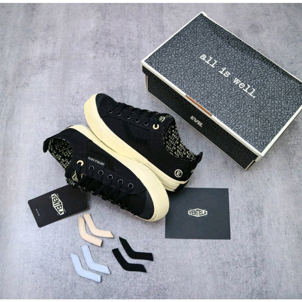 Ventela Evil x Papa Gading All Is Wel - Sepatu Ventela Original 100% - Sepatu Pria dan Wanita