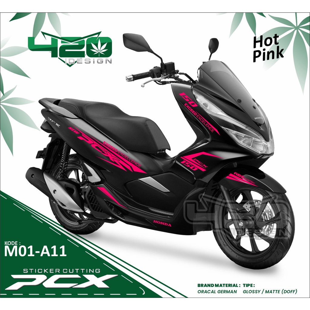 STIKER CUTTING PCX - STRIPING PCX 150 - AKSESORIS MOTOR STIKER  BODY PCX 150 OLD - PCXM